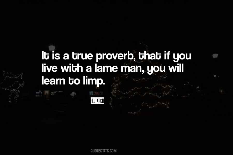 Lame Man Quotes #1322078