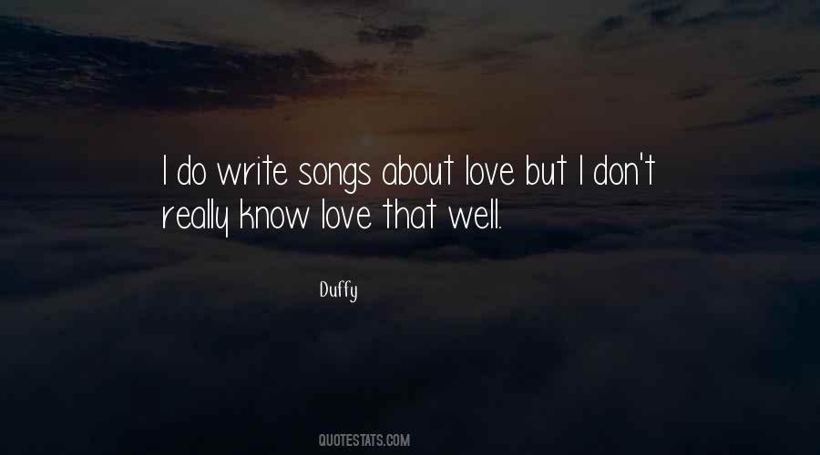 Quotes About Duffy #453654