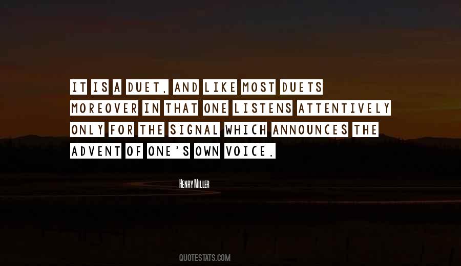 Quotes About Duet #1303158