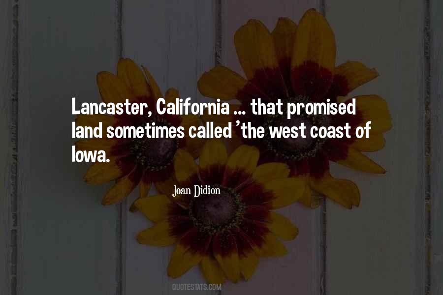 Lancaster Quotes #1608137