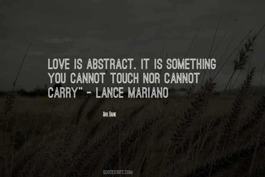 Lance Mariano Quotes #216997