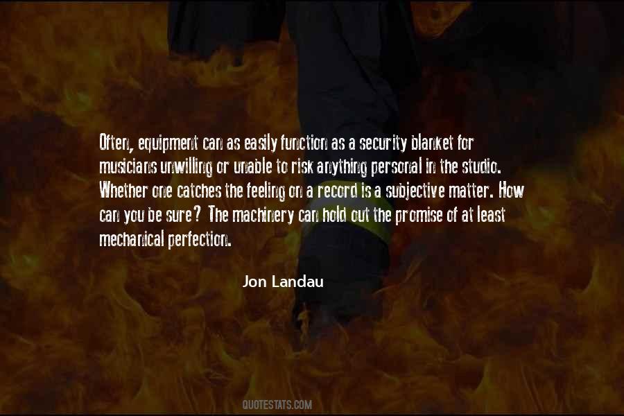 Landau Quotes #932573