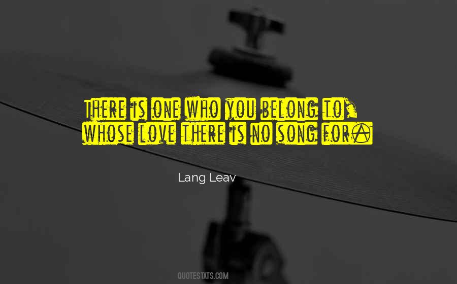 Lang Leav Love Quotes #1776934