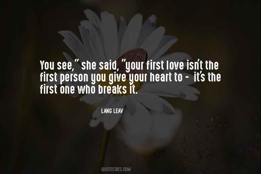 Lang Leav Love Quotes #627611