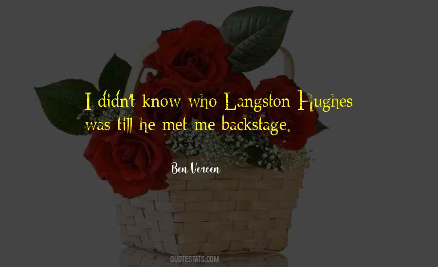 Langston Quotes #785418