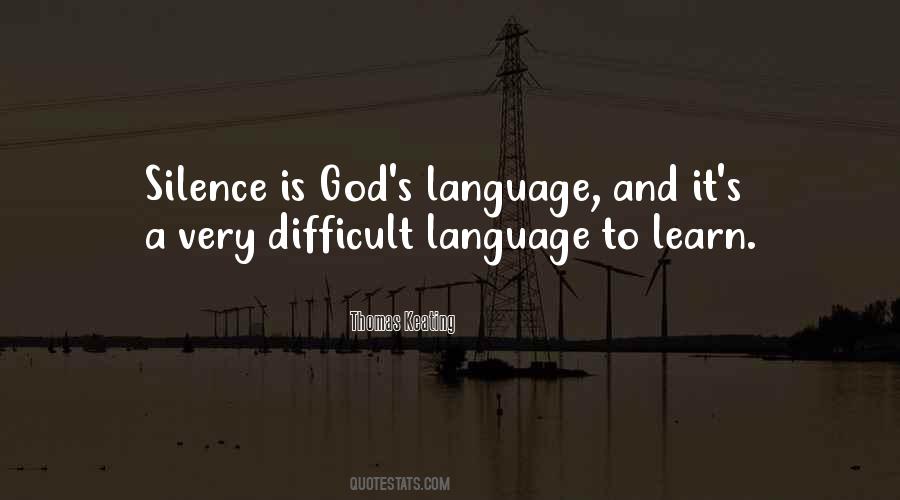 Language And Silence Quotes #268162