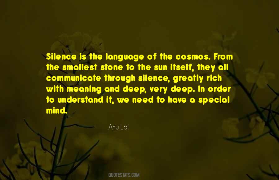 Language And Silence Quotes #977599