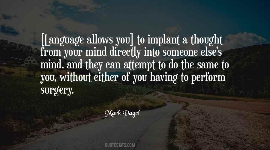 Language And Thought Quotes #1069783