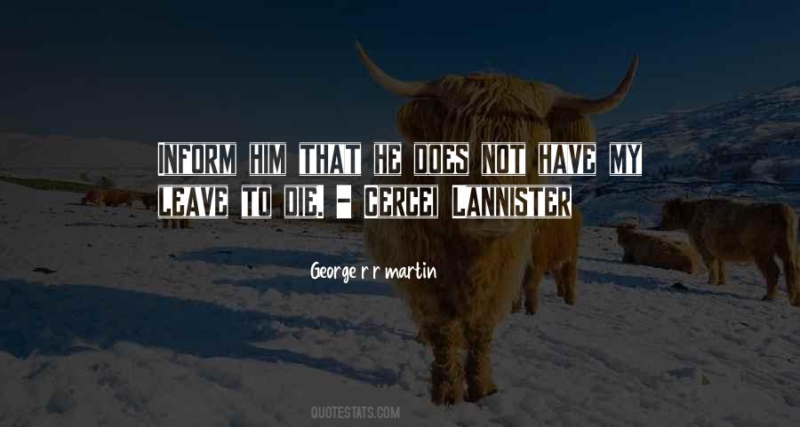 Lannister Quotes #1533469