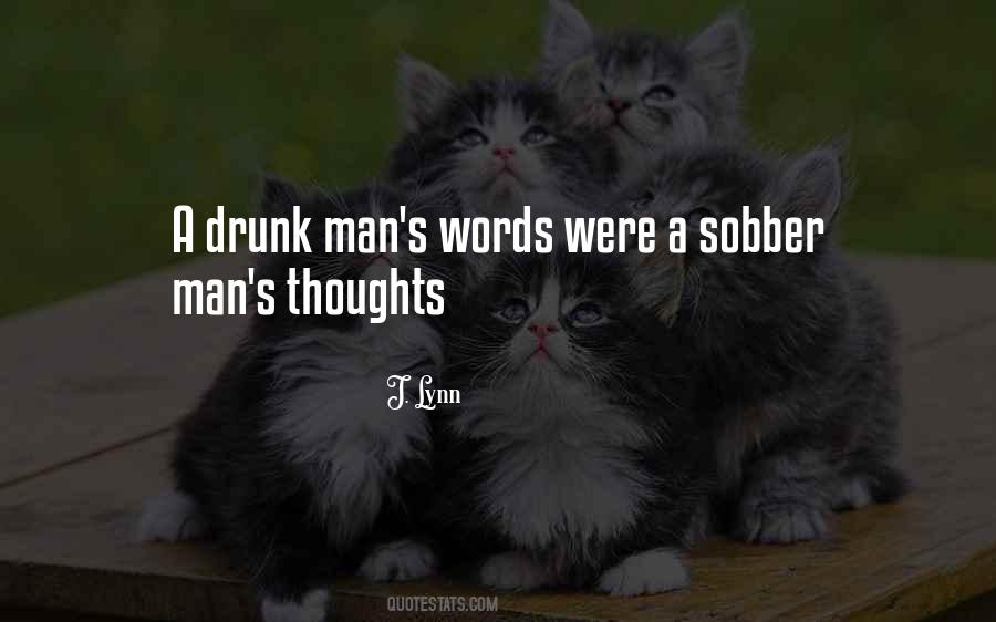 Quotes About Drunk Words #1386901