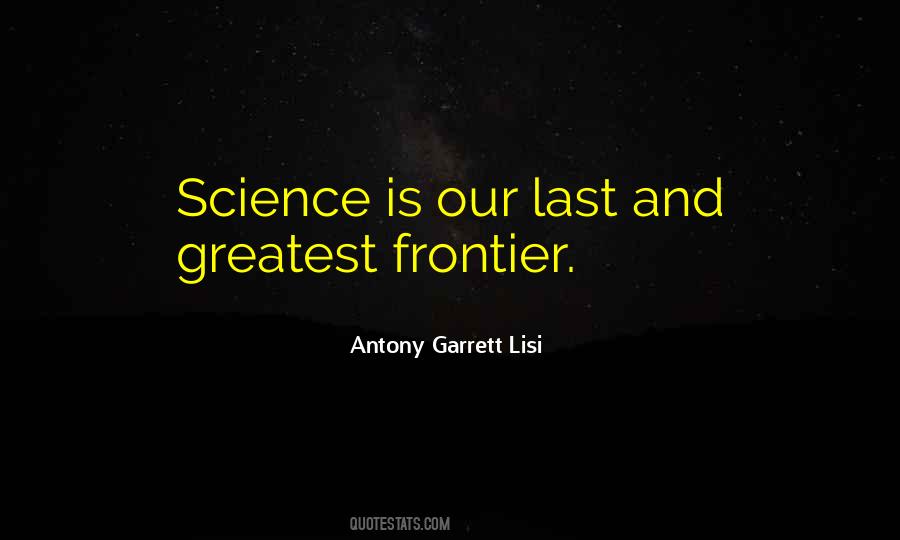 Last Frontier Quotes #1857396