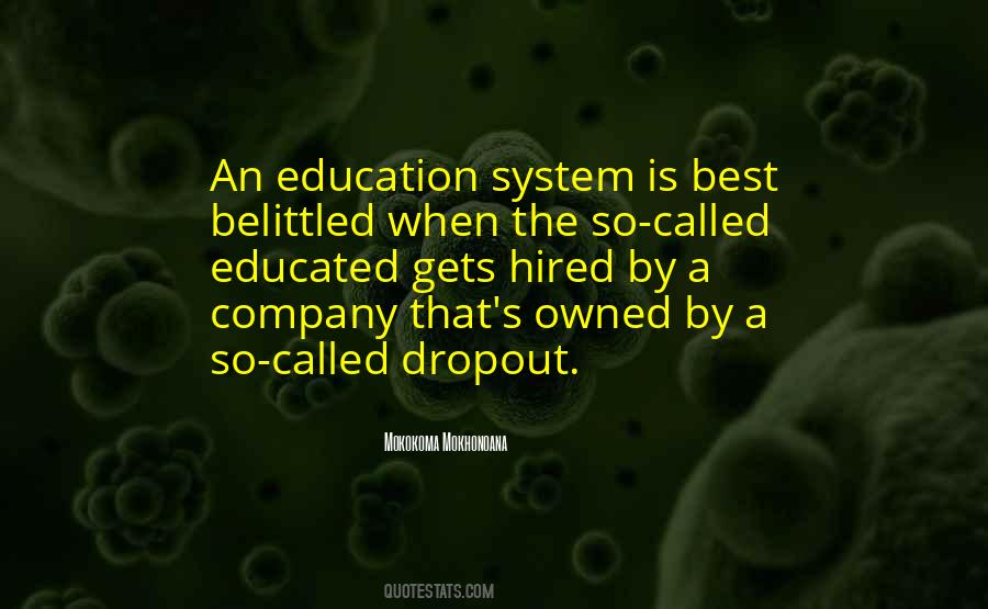 Quotes About Dropout #155150