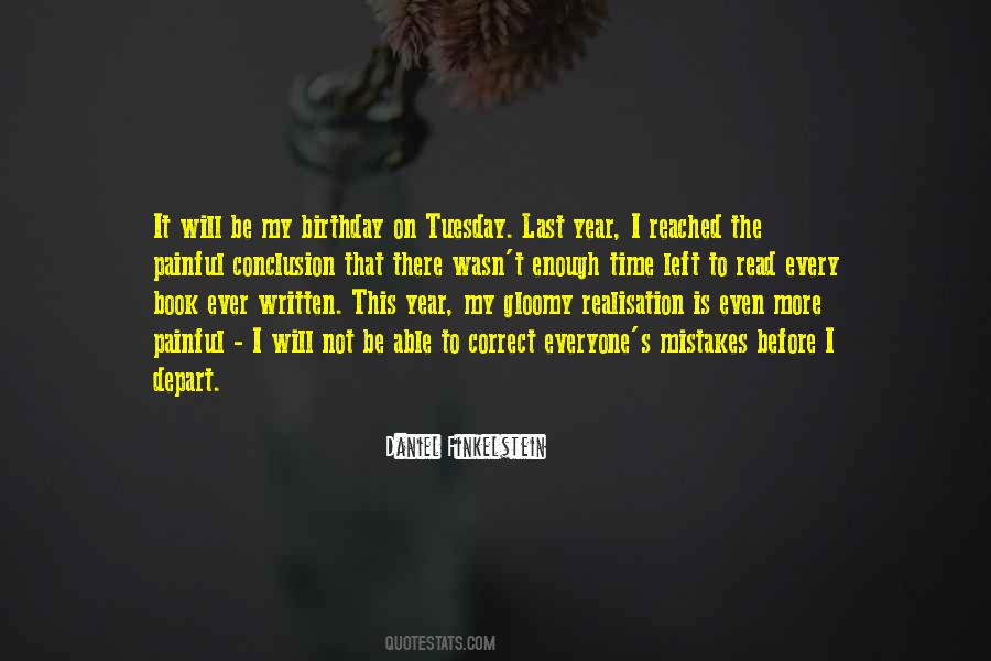Last Tuesday Of The Year Quotes #131088