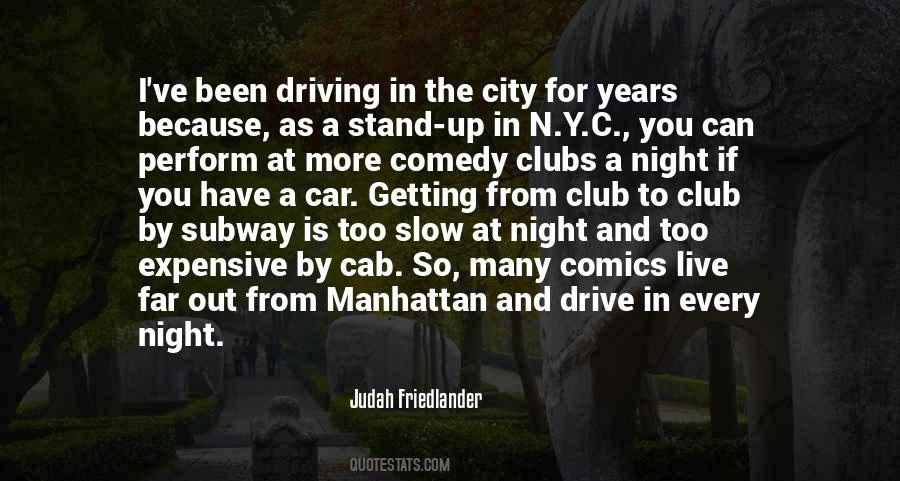 Quotes About Driving At Night #1616295