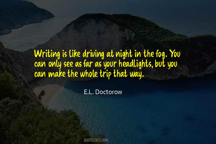 Quotes About Driving At Night #831882