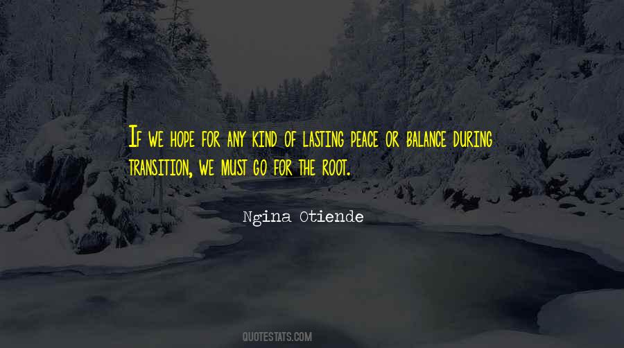 Lasting Peace Quotes #1306622