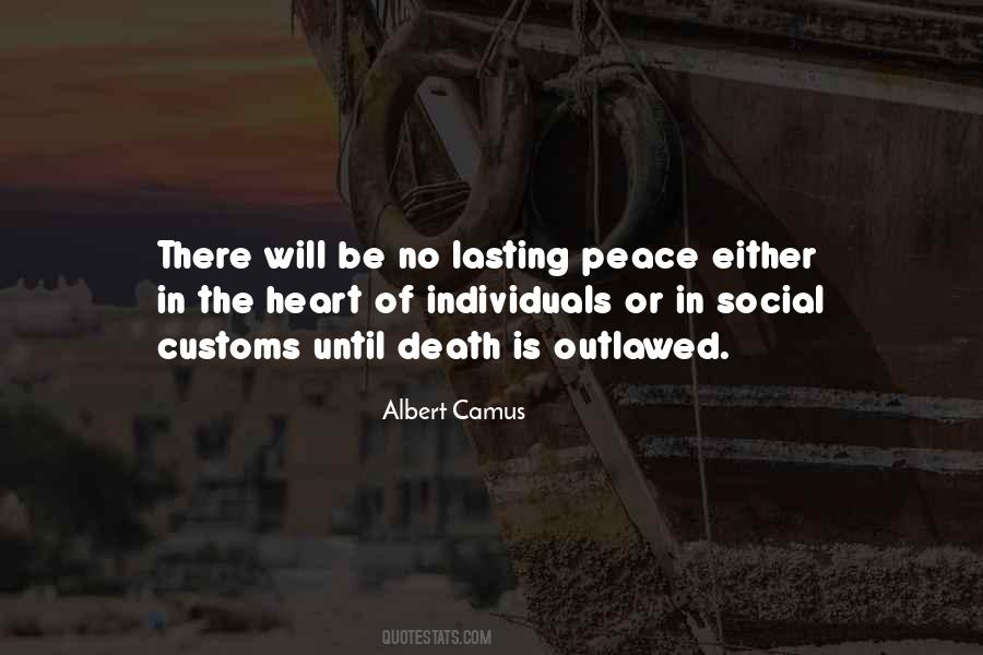 Lasting Peace Quotes #1378185