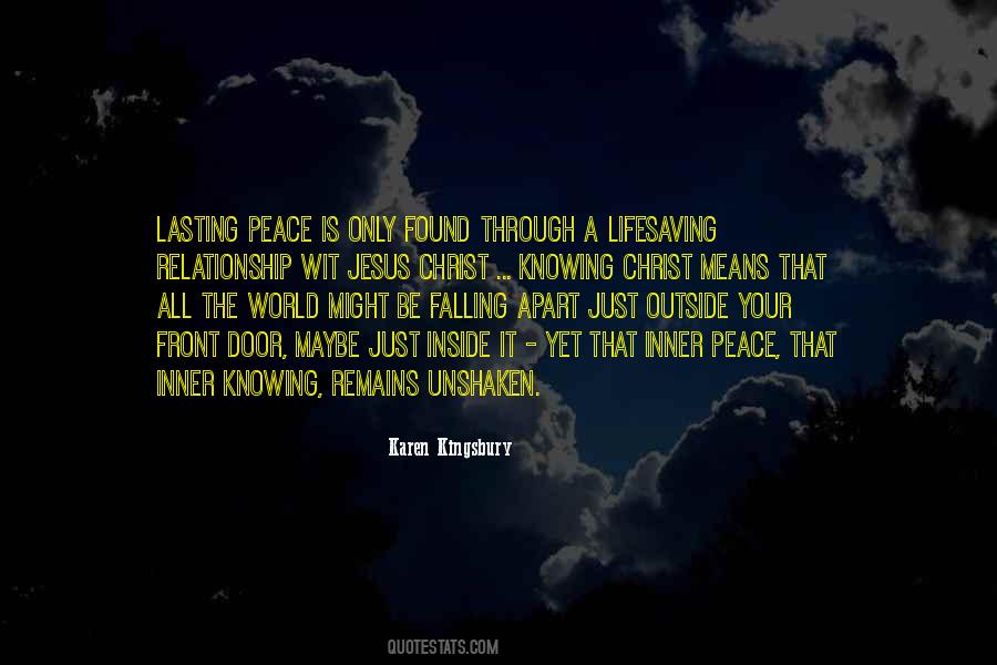 Lasting Peace Quotes #213500