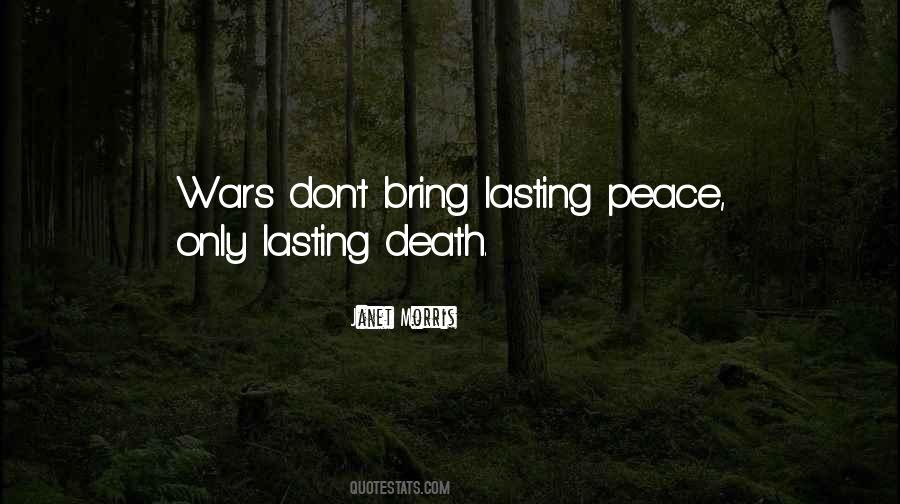Lasting Peace Quotes #707159