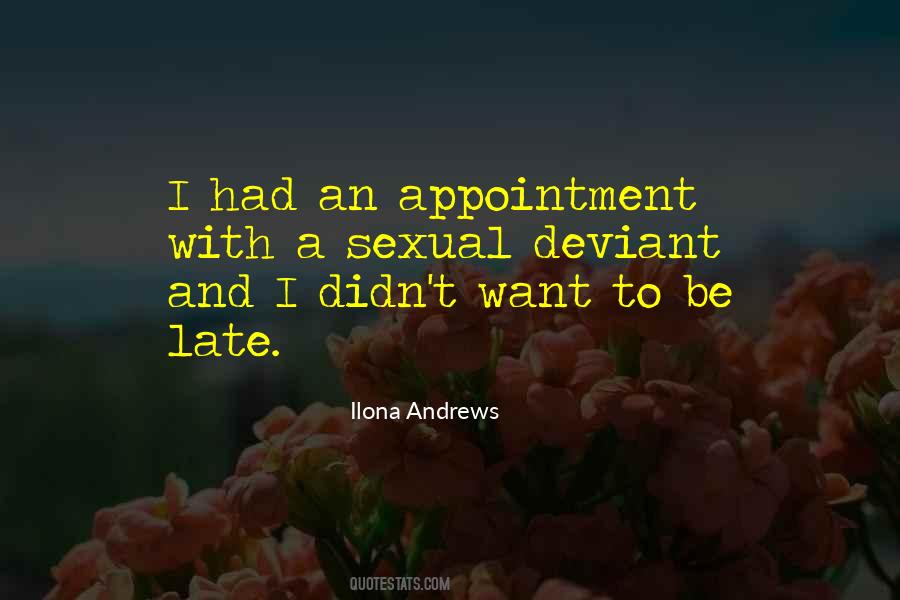 Late Appointment Quotes #609796