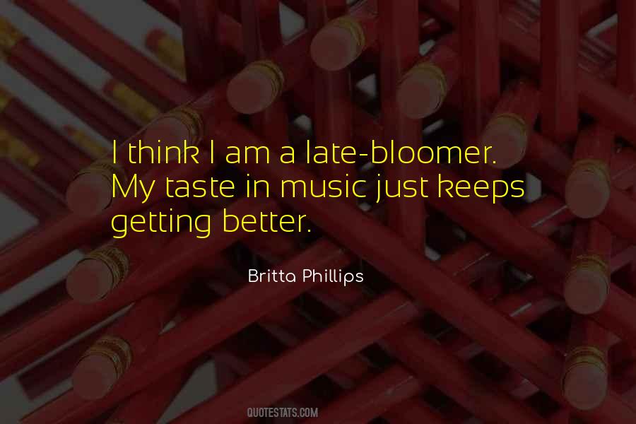 Late Bloomer Quotes #105067