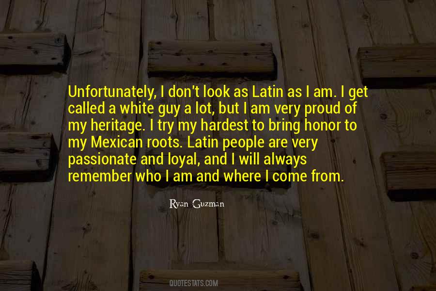 Latin Heritage Quotes #967239