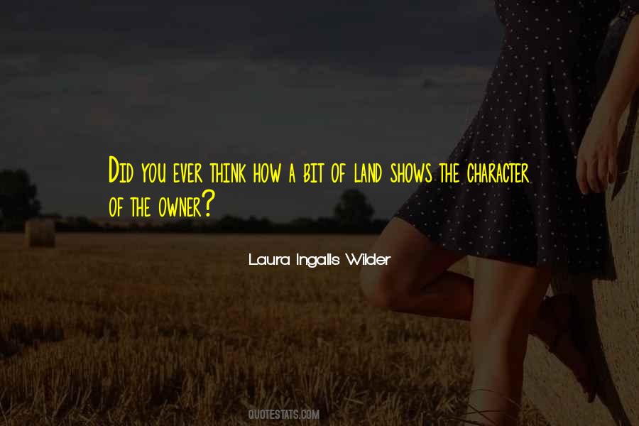 Laura Ingalls Wilder's Quotes #373368
