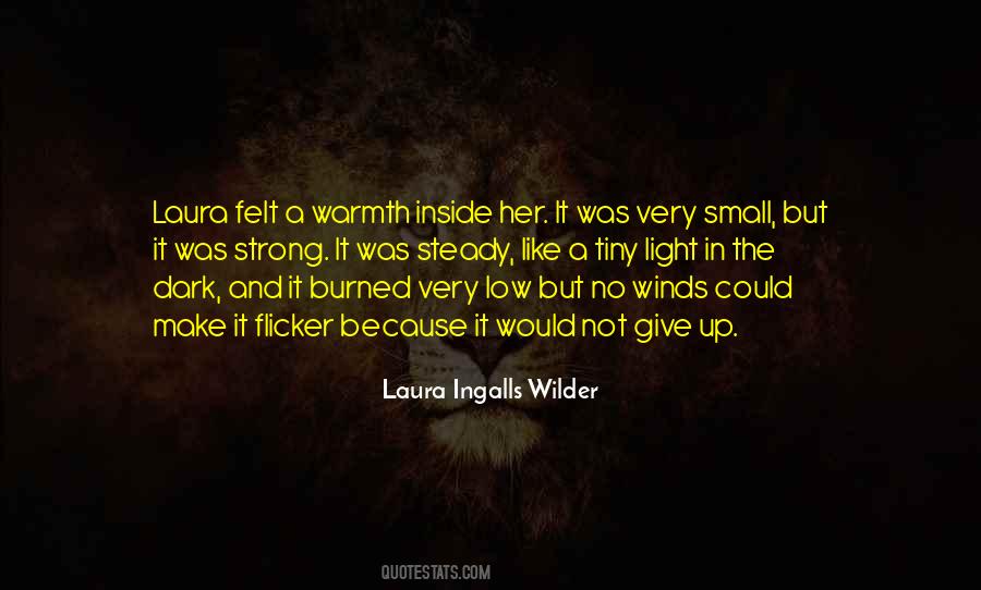 Laura Ingalls Wilder's Quotes #870624