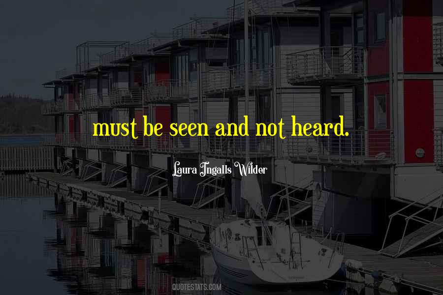 Laura Ingalls Wilder's Quotes #946020