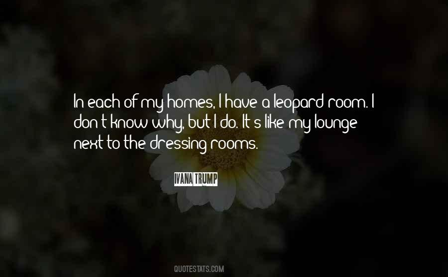 Quotes About Dressing Rooms #1444565