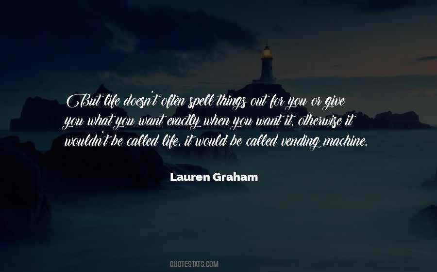 Lauren Graham Someday Someday Maybe Quotes #67903