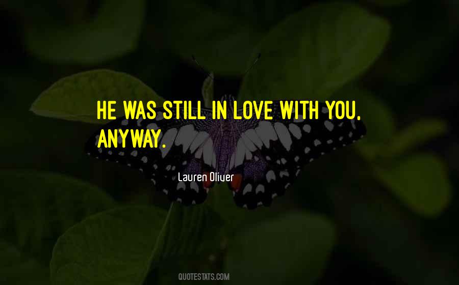 Lauren Oliver Love Quotes #310976