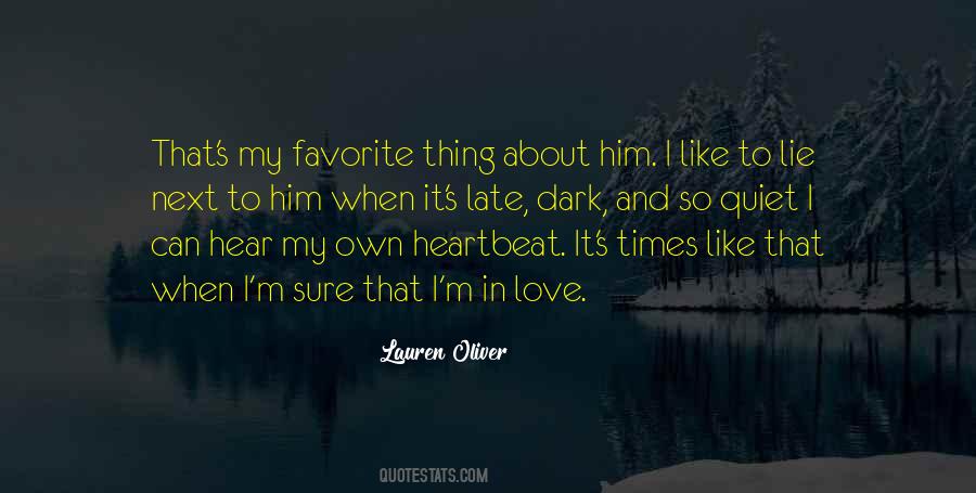 Lauren Oliver Love Quotes #484142