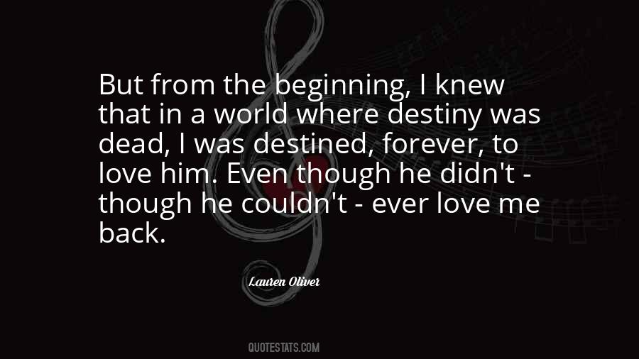 Lauren Oliver Love Quotes #489137