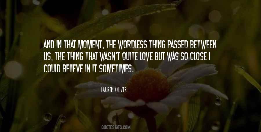 Lauren Oliver Love Quotes #7277