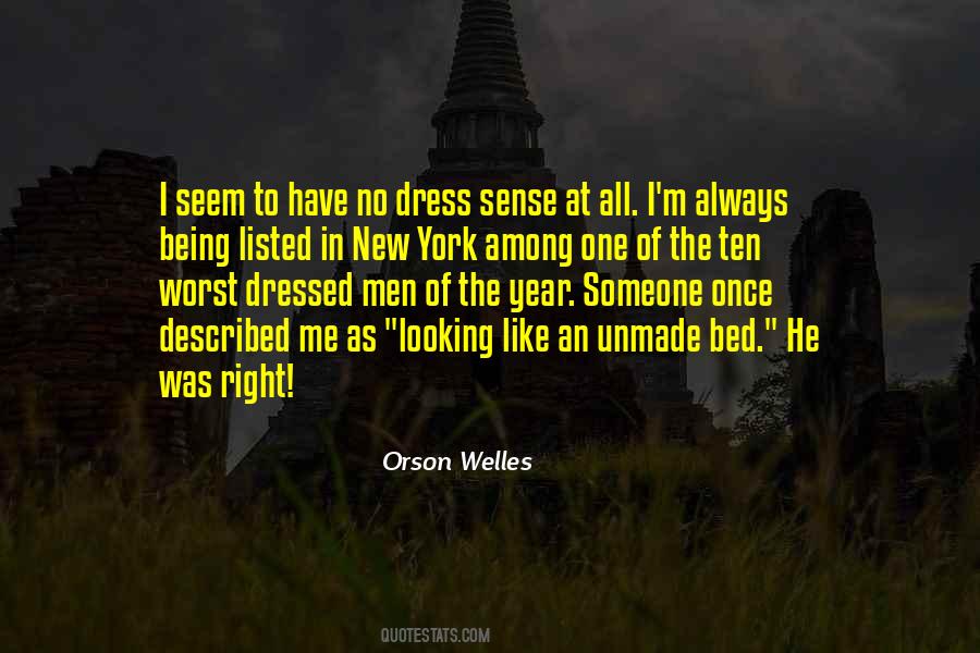 Quotes About Dress Sense #645509