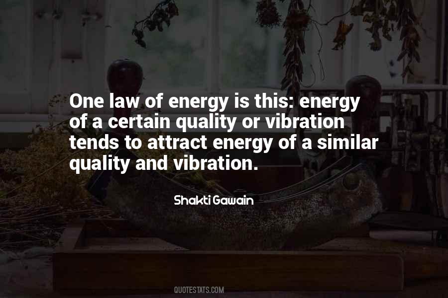 Law Of Vibration Quotes #458600