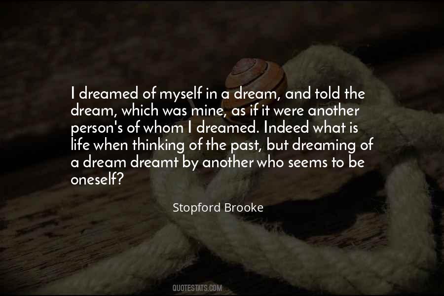 Quotes About Dreaming Of The Past #574452