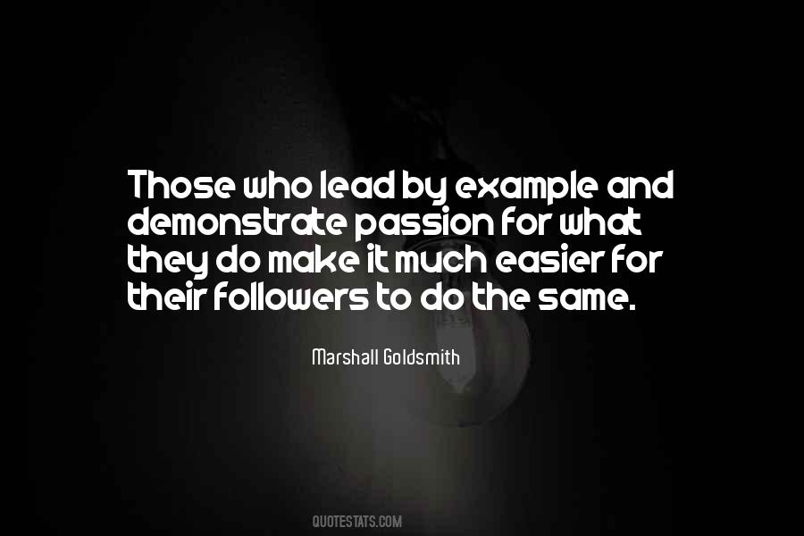 Lead By Example Quotes #520031