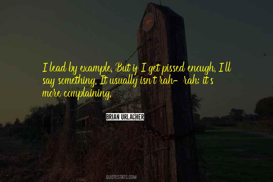 Lead By Example Quotes #619544