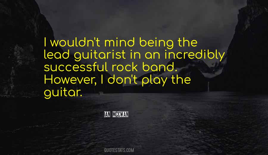 Lead Guitarist Quotes #329801