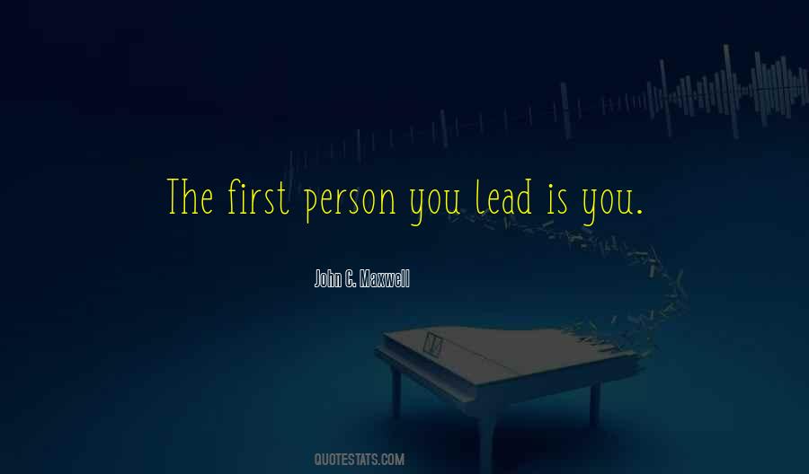 Lead Yourself First Quotes #200093