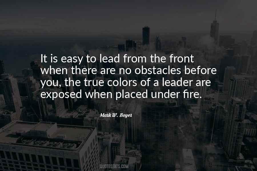Leader Characteristics Quotes #1069826
