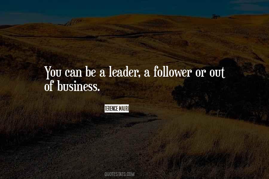 Leader Follower Quotes #277280