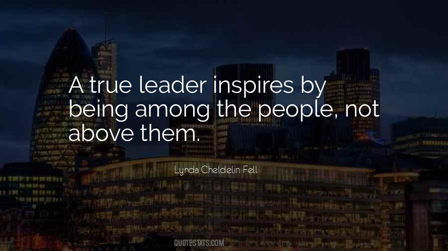 Leader Inspires Quotes #47872