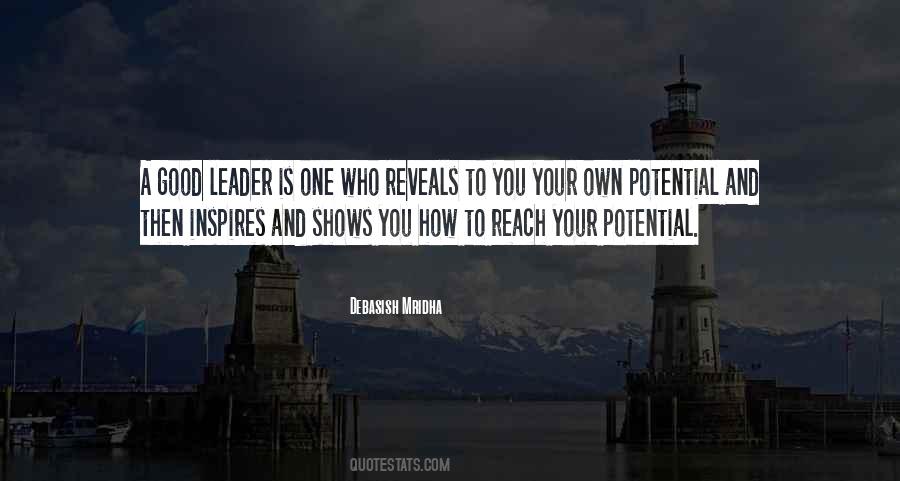 Leader Inspires Quotes #844612