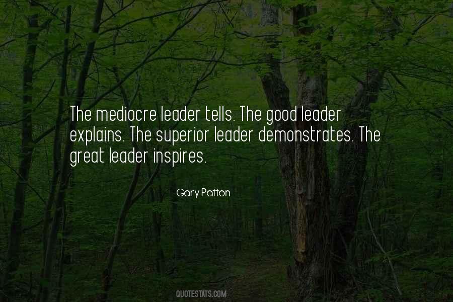 Leader Inspires Quotes #915570
