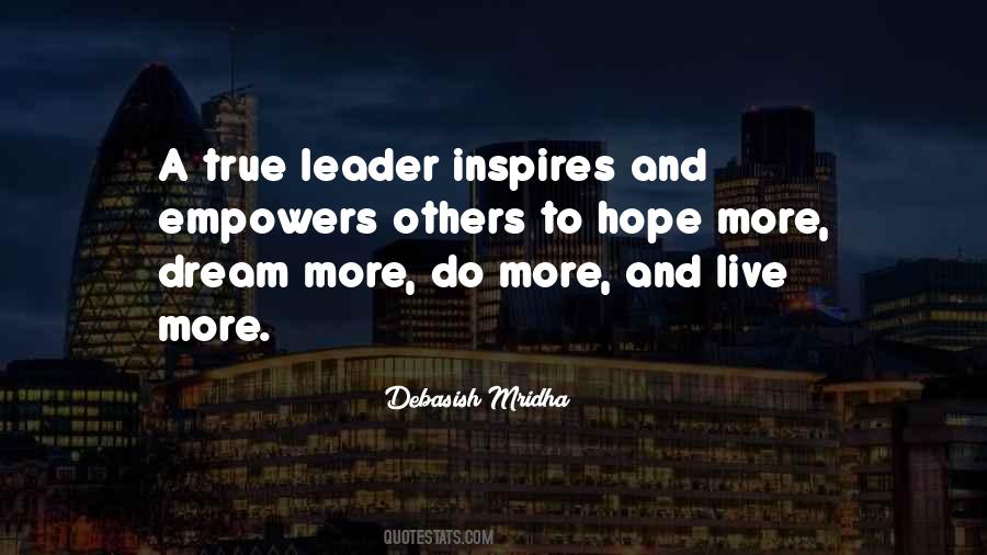 Leader Inspires Quotes #984610