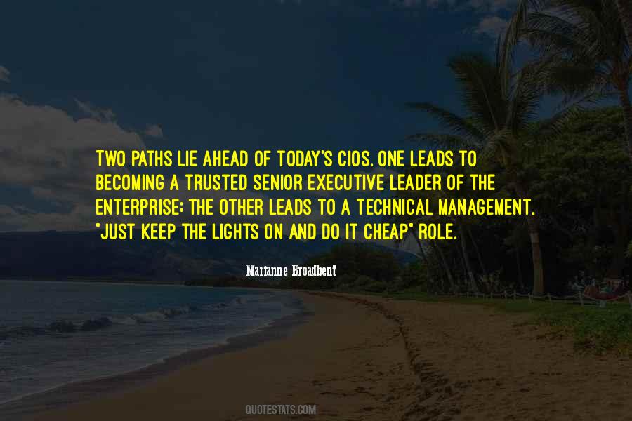 Leader Leads Quotes #1133500