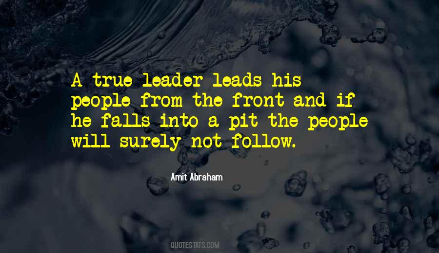 Leader Leads Quotes #502732